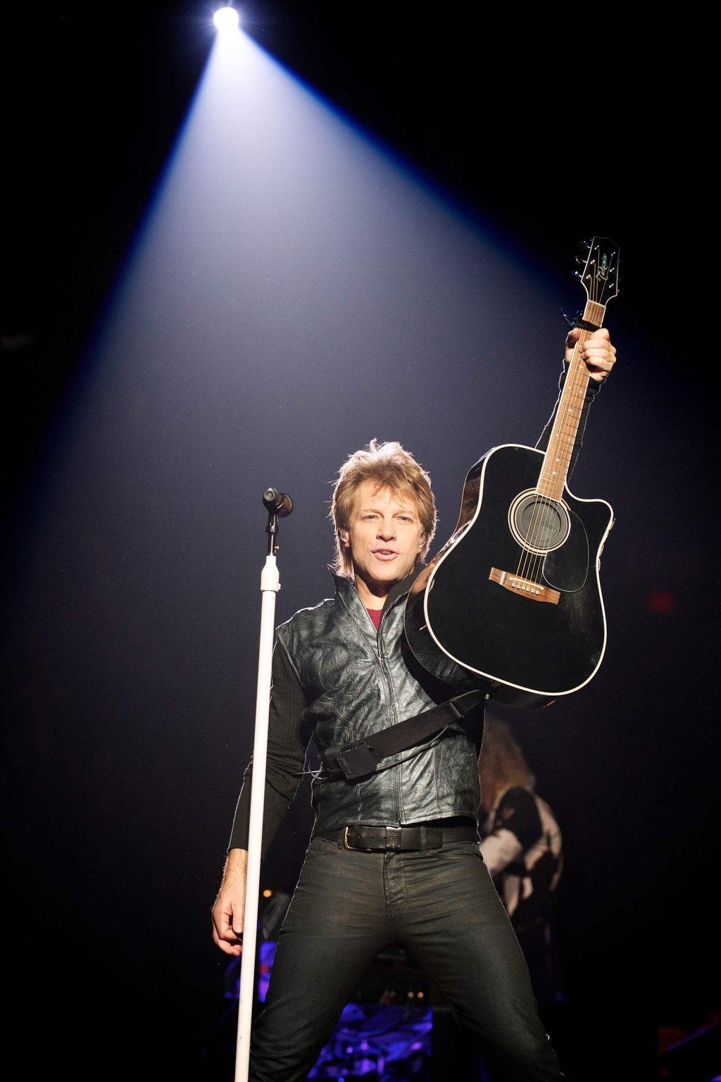 Jon Bon Jovi on stage. He’s been with his band since 1983. Photo: SCMP Archive Jon Bon Jovi on stage. He’s been with his band since 1983. Photo: SCMP Archive
