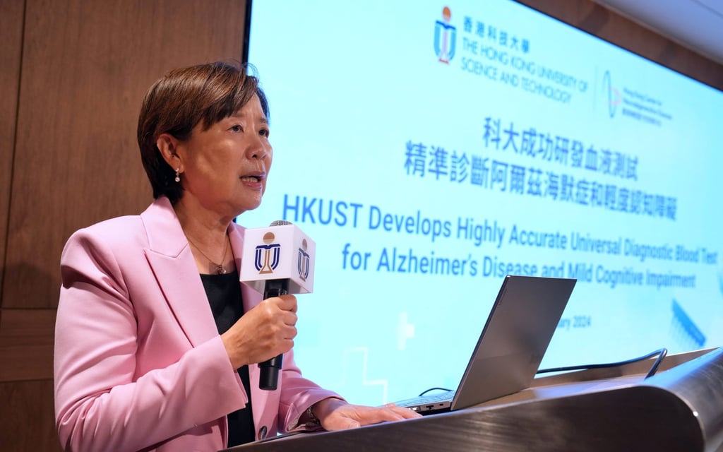 Team head Professor Nancy Ip says it was previously difficult to identify patients suffering from the early stages of the condition, as doctors had to rely on a clinical assessment, which could be subjective. Photo: Elson Li
