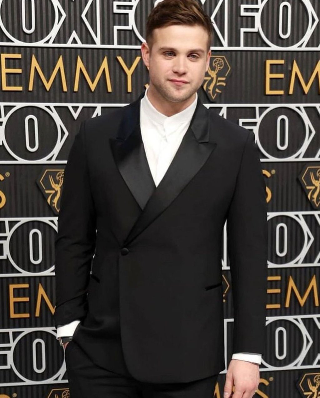 Actor Leo Woodall attending the Emmys earlier this year. Photo: @leowoodall/Instagram Actor Leo Woodall attending the Emmys earlier this year. Photo: @leowoodall/Instagram