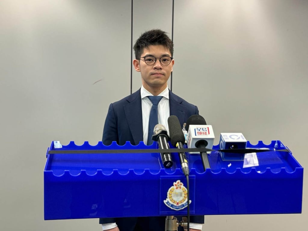 Inspector Lui Long-ching says drug dealers dole out cash rewards and travel perks to lure young people to smuggle narcotics into Hong Kong. Photo: Handout