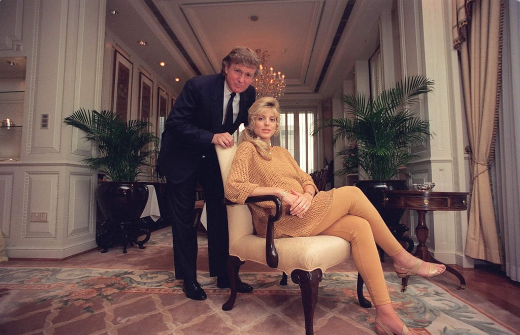 Donald Trump with his fiancée Marla Maples at The Peninsula Hong Kong hotel, while in town for a four-day personal visit in 1993. Photo: SCMP Archive