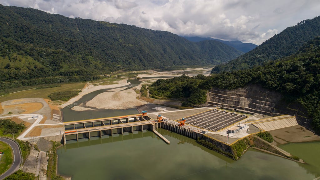 The intake dam of the Coca Codo Sinclair hydroelectric project built in Ecuador. Photo: Sinohydro via Xinhua The intake dam of the Coca Codo Sinclair hydroelectric project built in Ecuador. Photo: Sinohydro via Xinhua