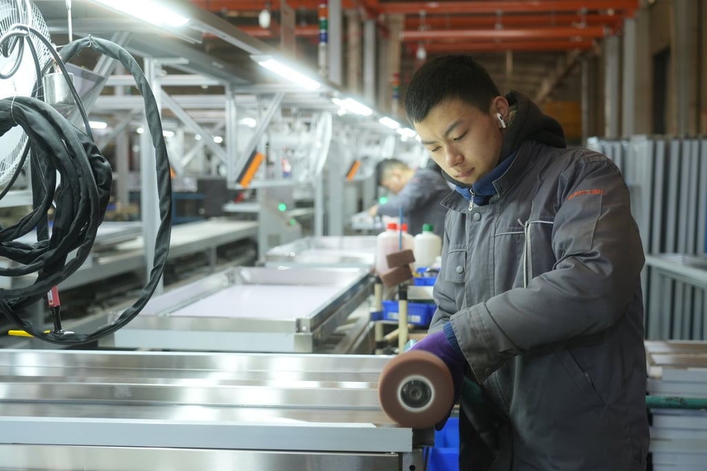 A worker on a production line at a factory in east China’s Shandong province. China “remains crucial to the world economy thanks to its strong manufacturing”, Tanoto said. Photo: Xinhua
