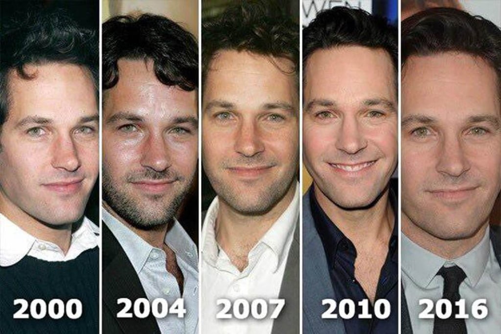 Jokes often circulate online around Paul Rudd’s seeming inability to age. Photo: Explore Talent/Facebook Jokes often circulate online around Paul Rudd’s seeming inability to age. Photo: Explore Talent/Facebook