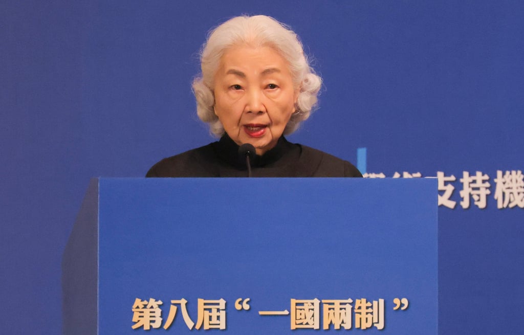 Elsie Leung, former vice-chairwoman of the Basic Law Committee, warns the addition of a public interest defence may be misinterpreted and cause some people to unknowingly fall foul of the law. Photo: Jelly Tse