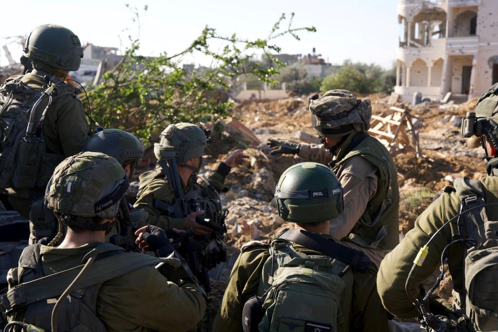 Israeli soldiers operating in the Gaza Strip. Photo: Israel Defence Forces via Reuters