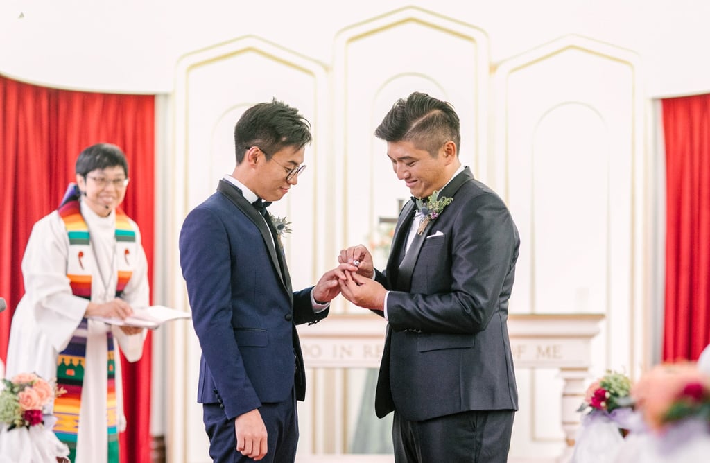 Edgar Ng and Henry Li marry in London in 2017. Photo: Handout
