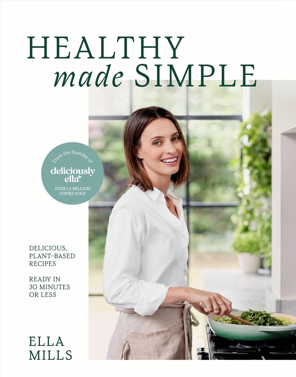The cover of “Healthy Made Simple” by Ella Mills. Photo: AP