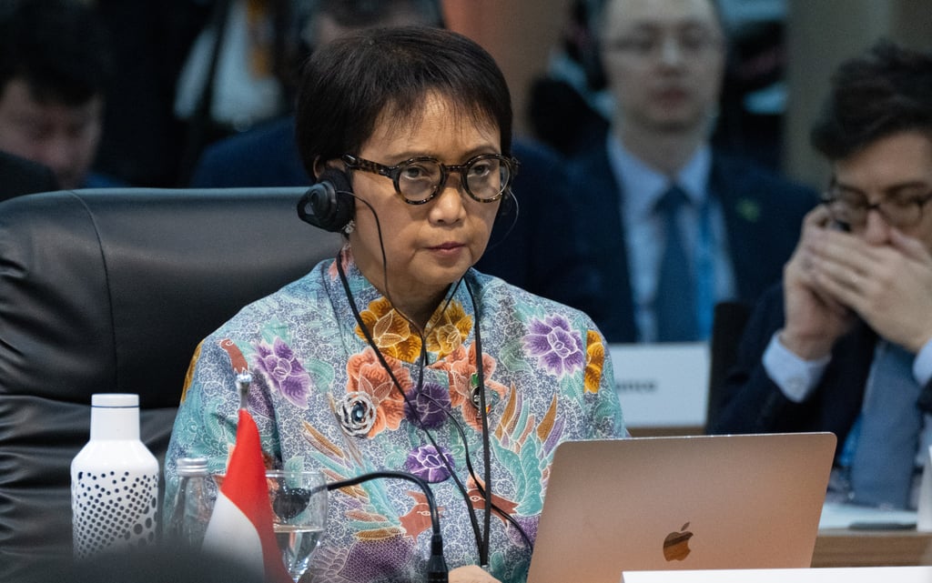 Indonesian Foreign Minister Retno Marsudi has urged the International Court of Justice to deliver a “favourable advisory opinion to the interest of justice and humanity”. Photo: Xinhua