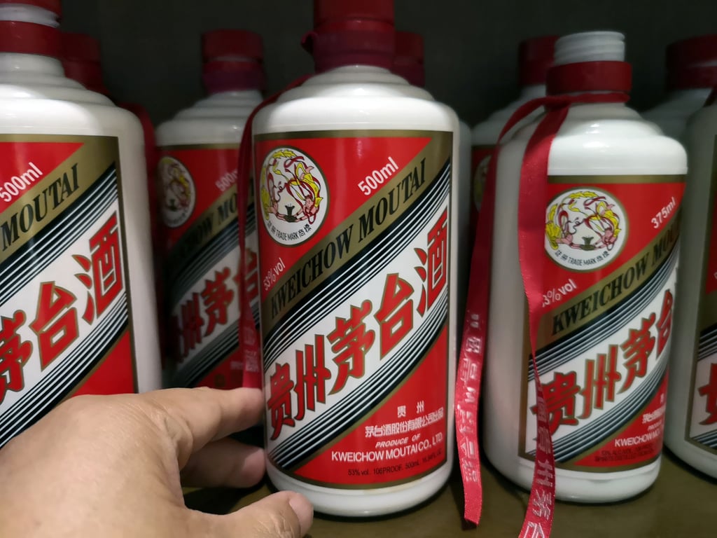 An insider says the 18 stolen liquor bottles had an estimated value of HK$21,000 and included XO cognac as well as Mao-tai, a type of Chinese white wine. Photo: Simon Song