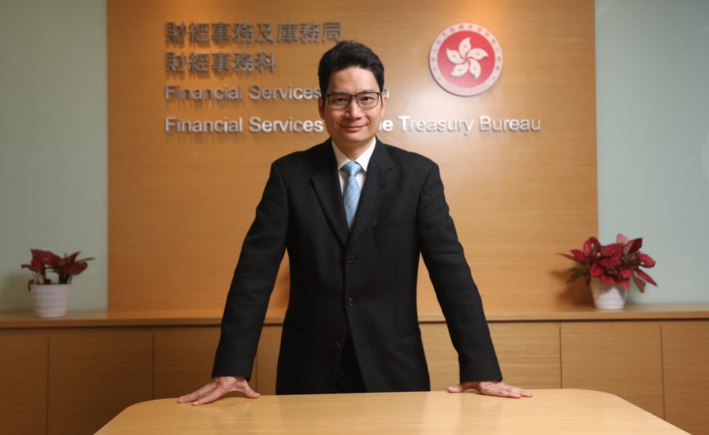 Joseph Chan Ho-lim, under secretary for Financial Services and the Treasury, photographed in Admiralty on January 5, 2024. Photo: Xiaomei Chen