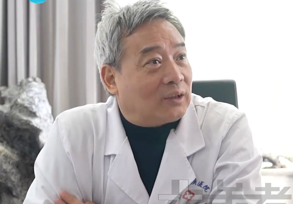 Song Zhaopu, the doctor who helped the couple conceive, said he was delighted for them. Photo: Weibo Song Zhaopu, the doctor who helped the couple conceive, said he was delighted for them. Photo: Weibo