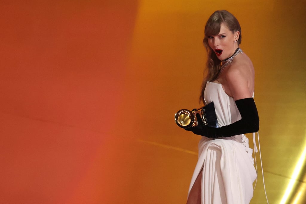 Taylor Swift at the recent Grammy Awards in Los Angeles. File photo: Reuters Taylor Swift at the recent Grammy Awards in Los Angeles. File photo: Reuters