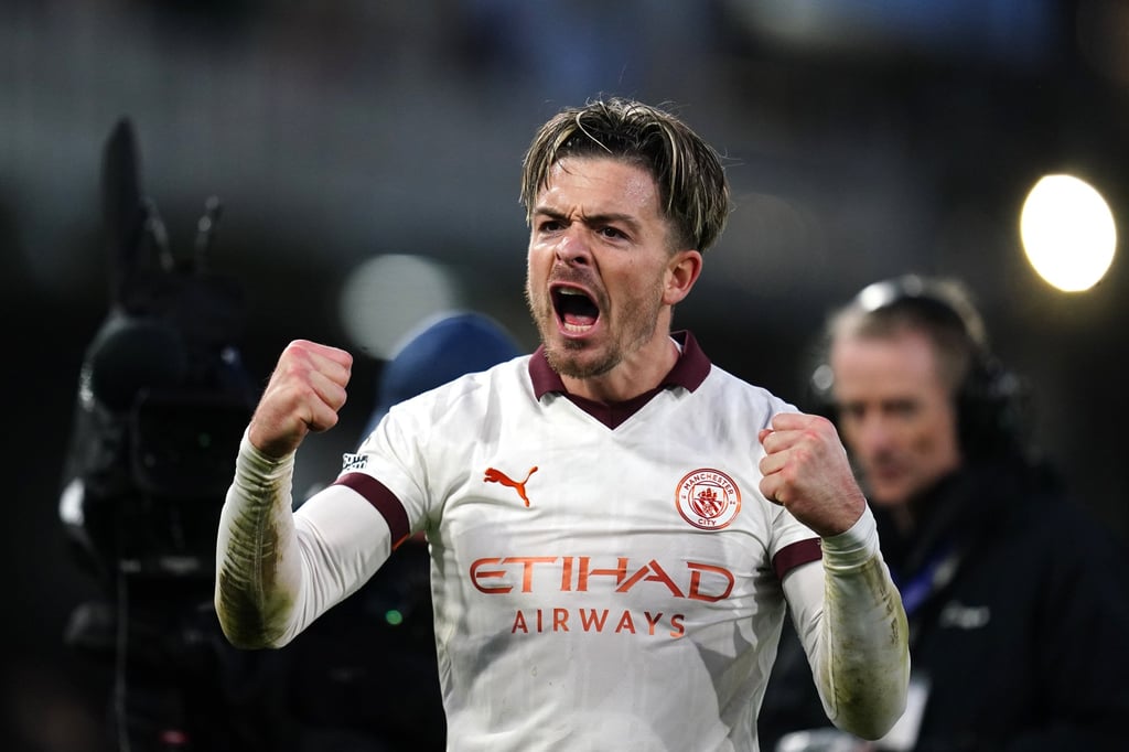 Manchester City’s Jack Grealish is only 28 and already has a net worth of US$40 million. Photo: DPA