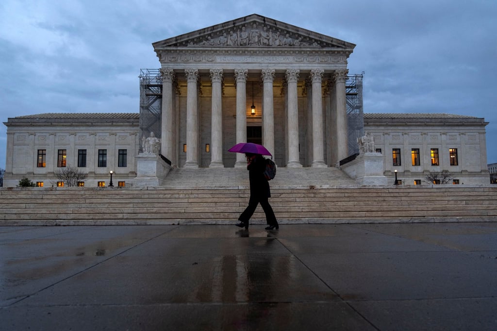 The US Supreme Court in Washington. Photo: AP The US Supreme Court in Washington. Photo: AP
