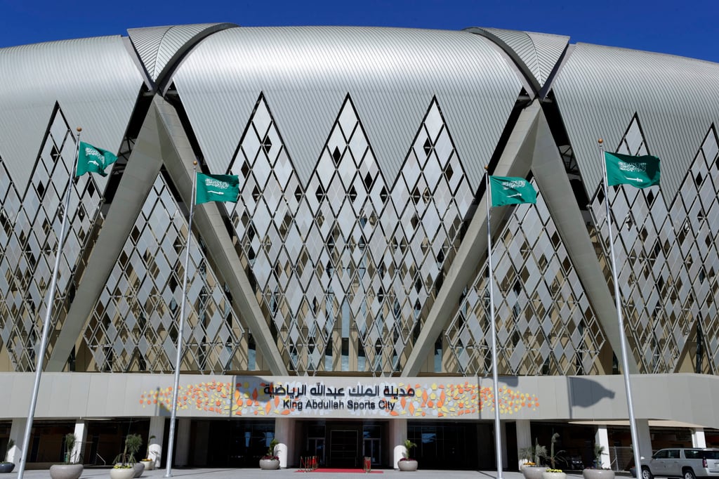 The King Abdullah Sports City stadium, in Jeddah. Photo: AP