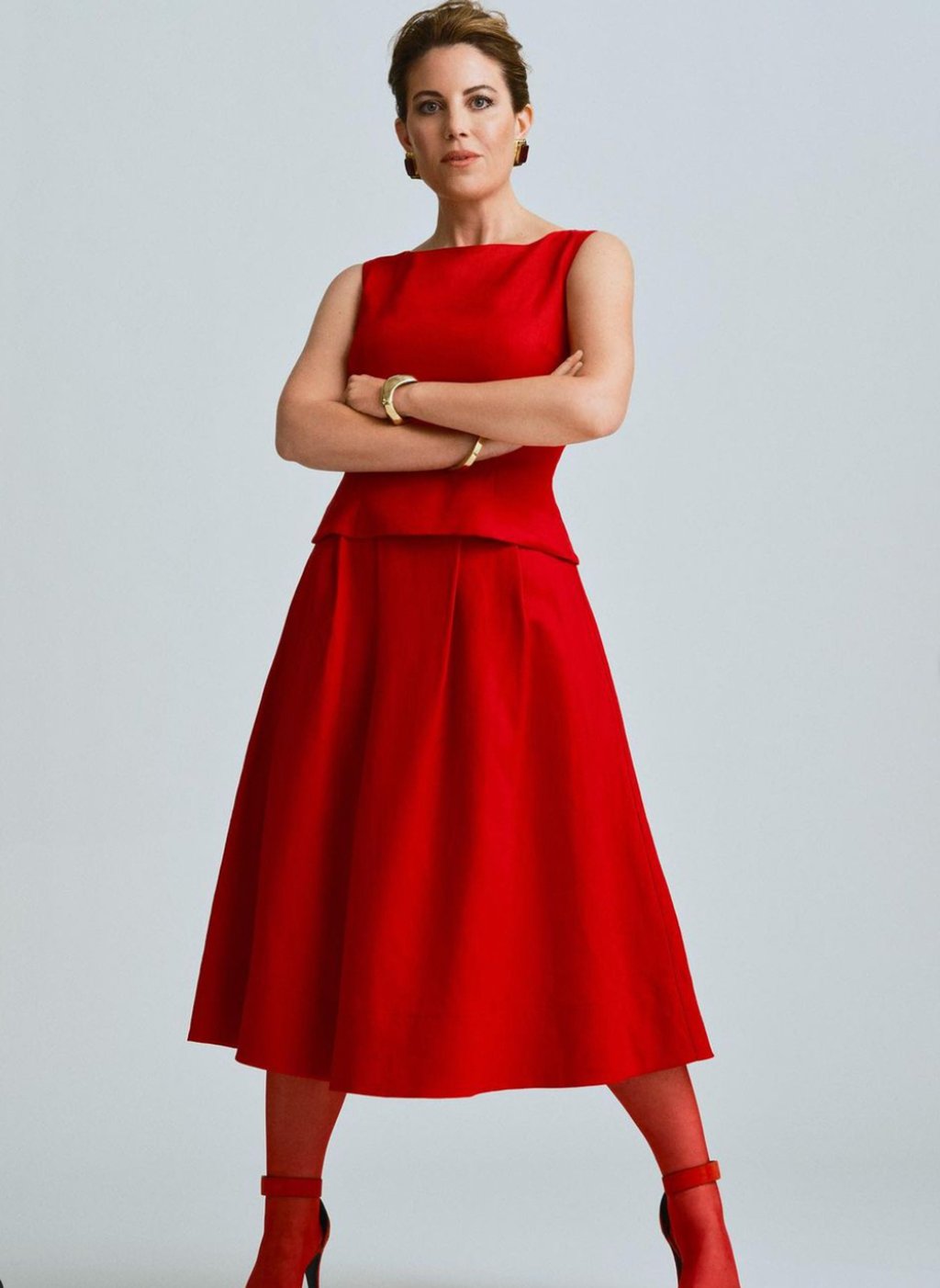 Monica Lewinsky looking striking in red in Reformation’s campaign. Photo: @monica_lewinsky/Instagram Monica Lewinsky looking striking in red in Reformation’s campaign. Photo: @monica_lewinsky/Instagram