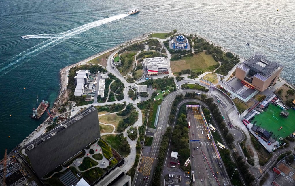 The West Kowloon Cultural District. A funding plan proposes selling part of the hub’s 40 hectares. Photo: Sam Tsang The West Kowloon Cultural District. A funding plan proposes selling part of the hub’s 40 hectares. Photo: Sam Tsang