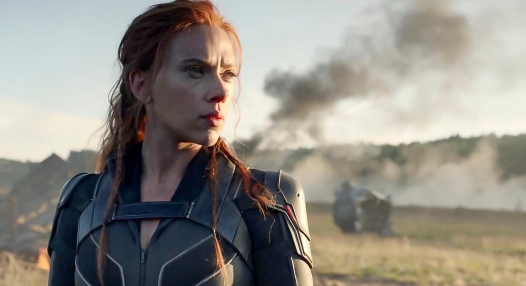 Scarlett Johansson in Black Widow. Photo: Disney Scarlett Johansson in Black Widow. Photo: Disney