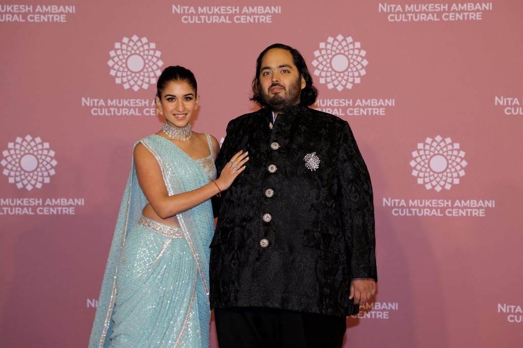 Anant Ambani and Radhika Merchant in Mumbai, India last April. Photo: Reuters Anant Ambani and Radhika Merchant in Mumbai, India last April. Photo: Reuters