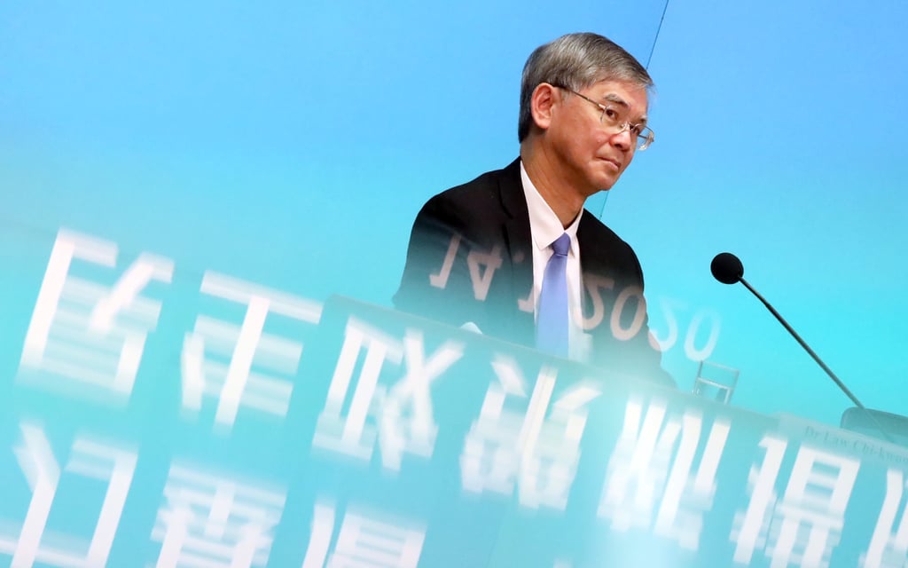 Law Chi-kwong at a press conference in 2020. He says authorities may raise the HK$2 fare under the subsidy scheme or introduce a proportional discount. Photo: Felix Wong Law Chi-kwong at a press conference in 2020. He says authorities may raise the HK$2 fare under the subsidy scheme or introduce a proportional discount. Photo: Felix Wong