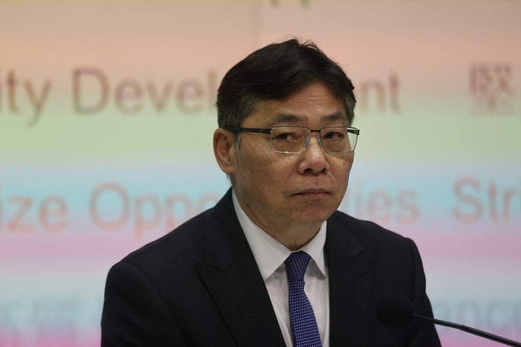 Secretary for Transport and Logistics Lam Sai-hung says the new car park at the Hong Kong-Zhuhai-Macau Bridge will boost visits to Hong Kong and use of the city’s airport. Photo: Jonathan Wong Secretary for Transport and Logistics Lam Sai-hung says the new car park at the Hong Kong-Zhuhai-Macau Bridge will boost visits to Hong Kong and use of the city’s airport. Photo: Jonathan Wong