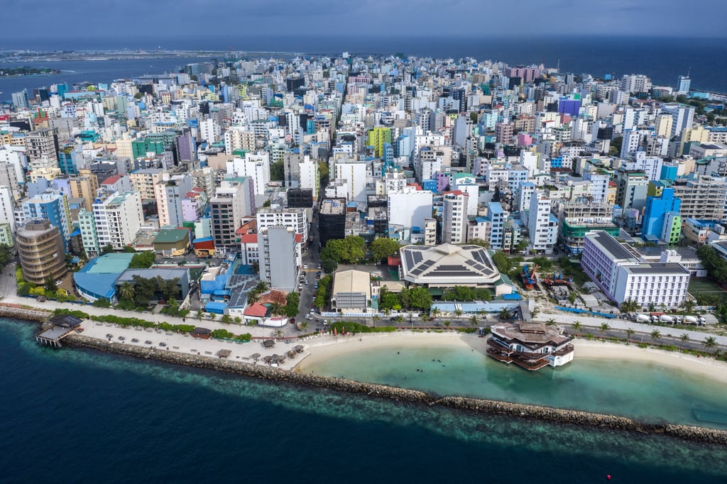 Male, capital of the Maldives. Relations between the Indian Ocean nation and New Delhi have chilled since a new president won elections in September. Photo: Getty Images