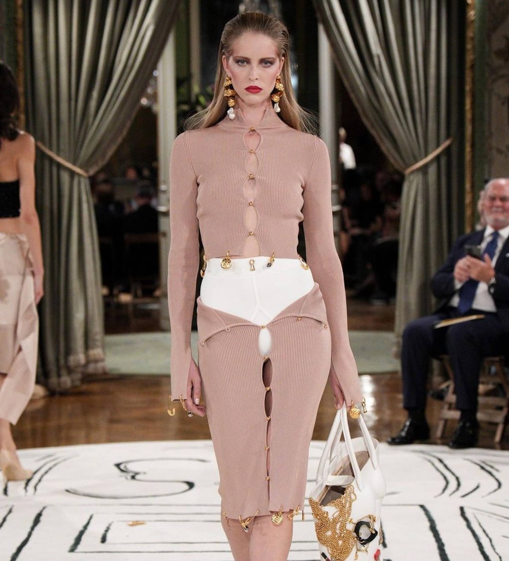 Abby Champion (pictured) and her sister Baskin are both fashion models. Photo: @abbychampion/Instagram