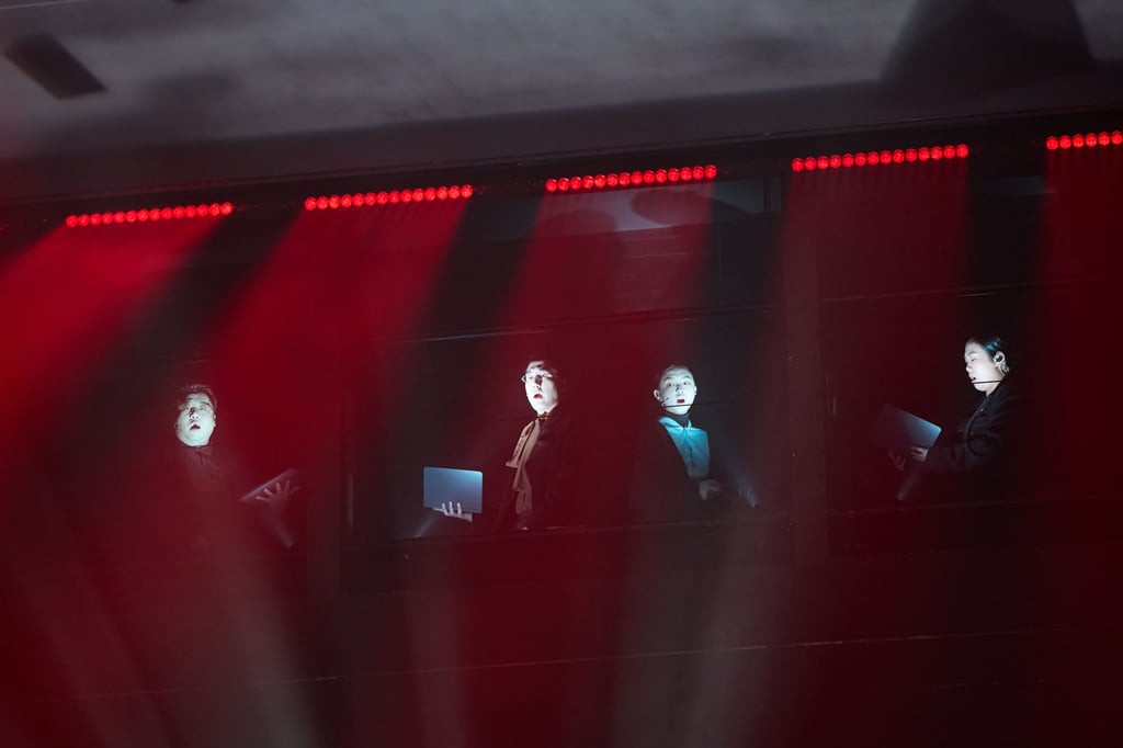 A performance of Garden of Repose, for which the staging is carefully constructed. Photo: Luster Angle Limited