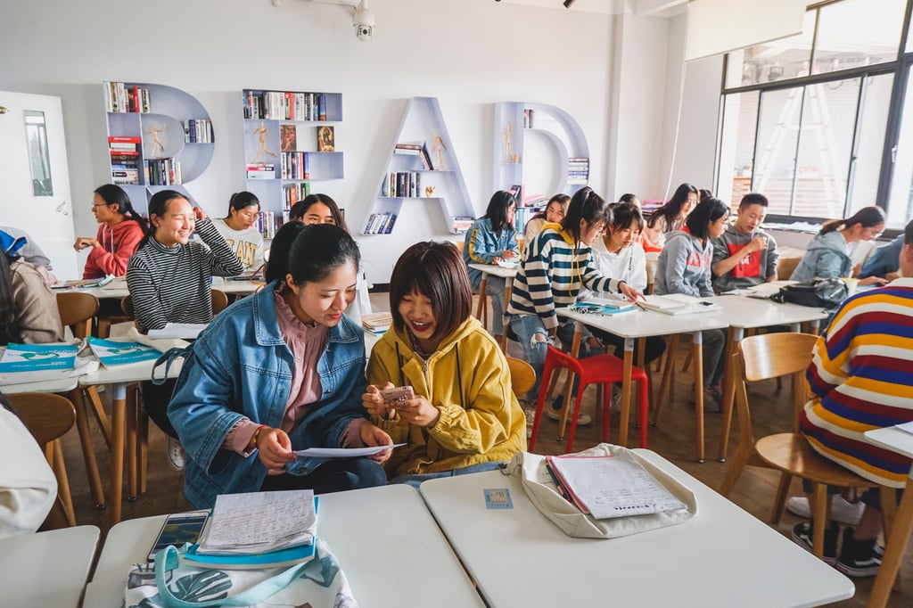 In China, many students and their parents view the English language as a crucial tool in the struggle to secure a successful future. Photo: Shutterstock In China, many students and their parents view the English language as a crucial tool in the struggle to secure a successful future. Photo: Shutterstock