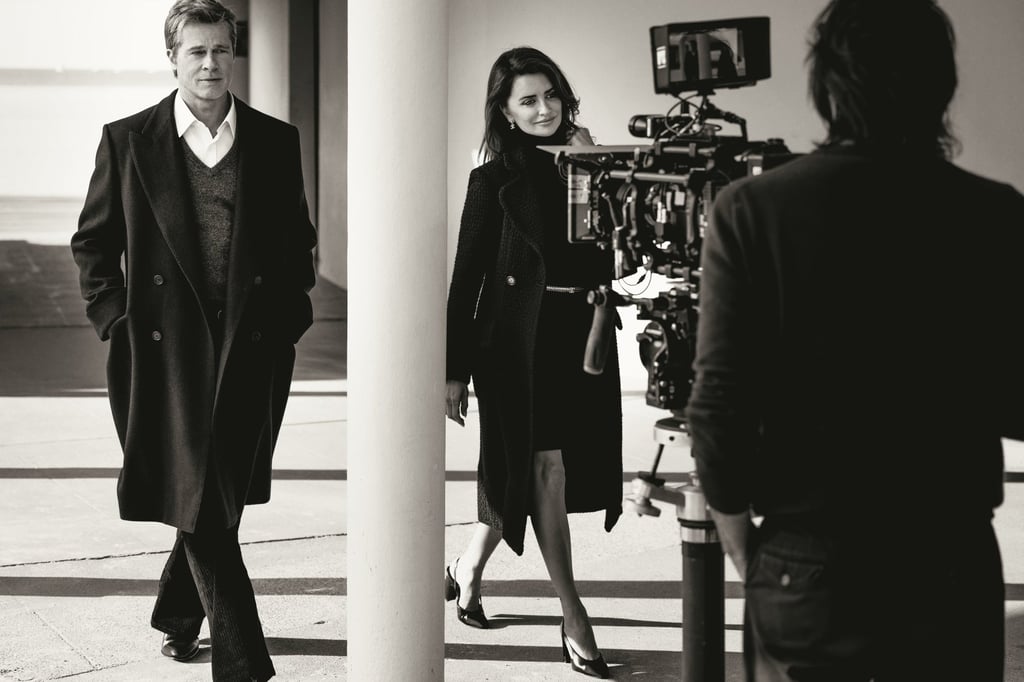 Penelope Cruz and Brad Pitt star in a Chanel campaign devoted to the label’s signature quilted handbag and inspired by the 1966 film A Man and a Woman.