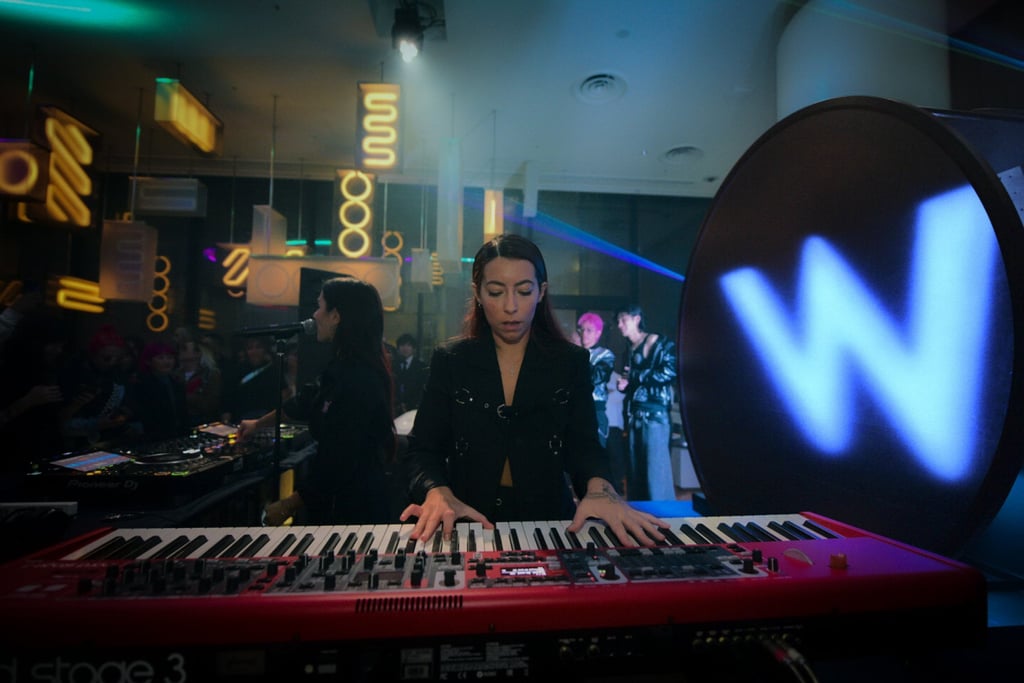 Gioli & Assia perform at the W Presents event at the W Osaka hotel in Japan.
