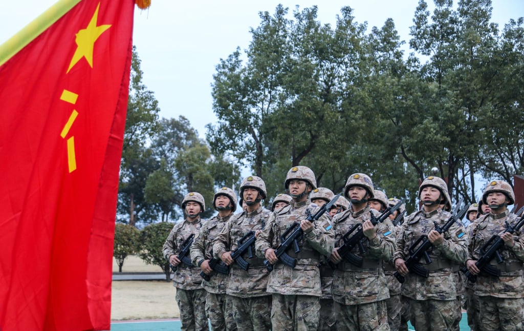 China’s military has been told to prepare for “stormy seas” ahead. Photo: PLA Eastern Theatre / Weibo China’s military has been told to prepare for “stormy seas” ahead. Photo: PLA Eastern Theatre / Weibo