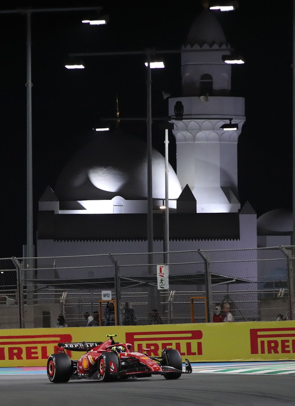Ferrari reserve driver Oliver Bearman learned only the day before that he would be starting in Jeddah. Photo: EPA-EFE Ferrari reserve driver Oliver Bearman learned only the day before that he would be starting in Jeddah. Photo: EPA-EFE
