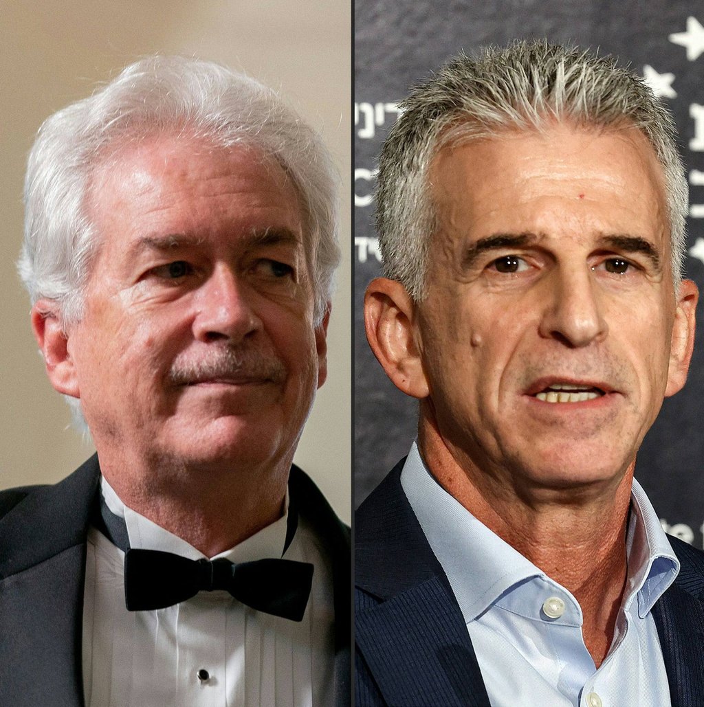 CIA Director William Burns (left) and Israel’s Mossad Director David Barnea. Photos: AFP CIA Director William Burns (left) and Israel’s Mossad Director David Barnea. Photos: AFP