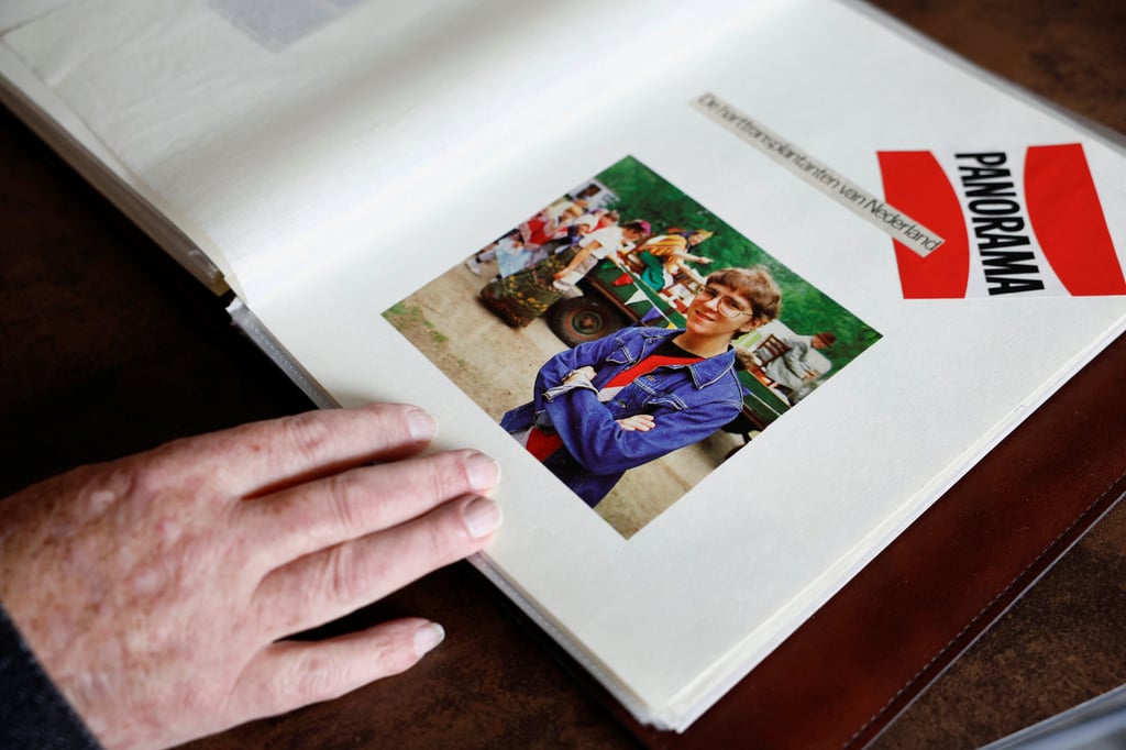 Bert Janssen looks at an old photobook. Janssen underwent transplant surgery in June 1984 after a heart became available following a tragic car crash in which two young adults died. Photo: Reuters Bert Janssen looks at an old photobook. Janssen underwent transplant surgery in June 1984 after a heart became available following a tragic car crash in which two young adults died. Photo: Reuters