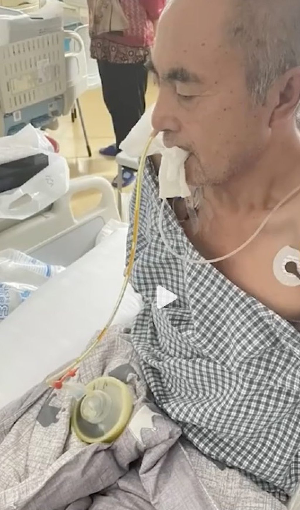 The dead man had been suffering from a rare form of cancer before he passed away. Photo: Douyin The dead man had been suffering from a rare form of cancer before he passed away. Photo: Douyin