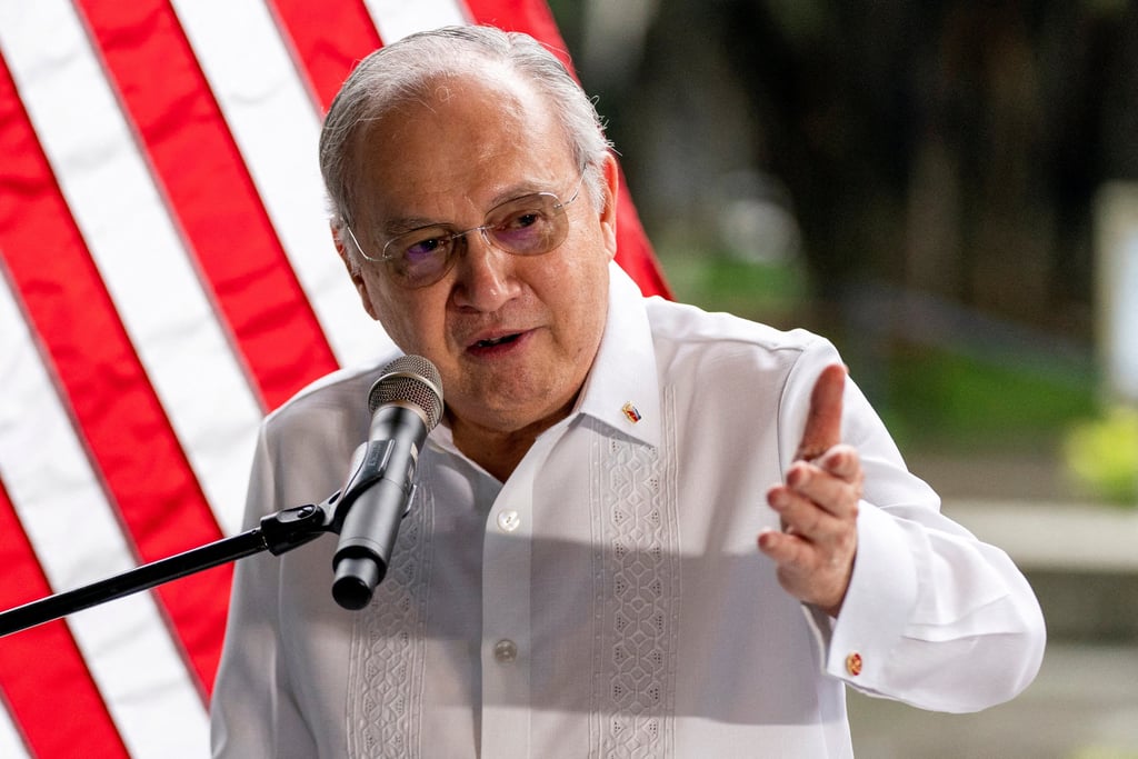 Philippine Ambassador to the US Jose Manuel Romualdez says Manila is looking to tap into oil and gas reserves in the South China Sea. Photo: Reuters Philippine Ambassador to the US Jose Manuel Romualdez says Manila is looking to tap into oil and gas reserves in the South China Sea. Photo: Reuters