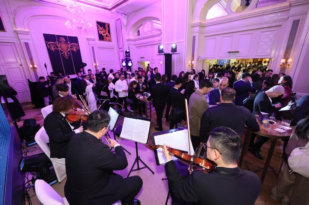 As part of this year’s new event format, a string quartet serenaded guests before the awards ceremony. Photo: Kong Yat-pang