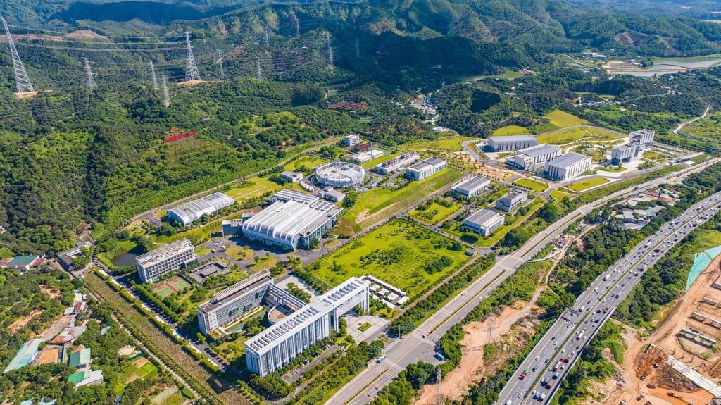 An aerial view of Songshan Lake Science and Technology City. Photo: Huang Zhengzheng An aerial view of Songshan Lake Science and Technology City. Photo: Huang Zhengzheng
