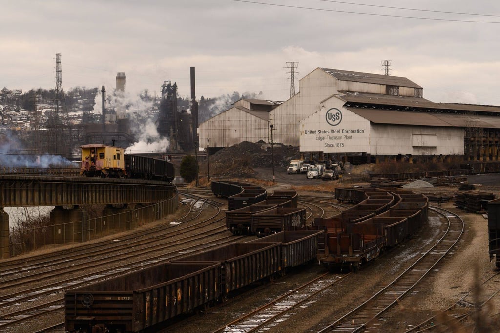 The US Steel Edgar Thomson Works steel mill is seen in Braddock, Pennsylvania, in December 2023. Photo: Bloomberg The US Steel Edgar Thomson Works steel mill is seen in Braddock, Pennsylvania, in December 2023. Photo: Bloomberg