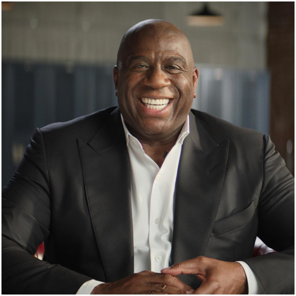 Former basketball star Magic Johnson is a billionaire today. Photo: @appletv/Instagram