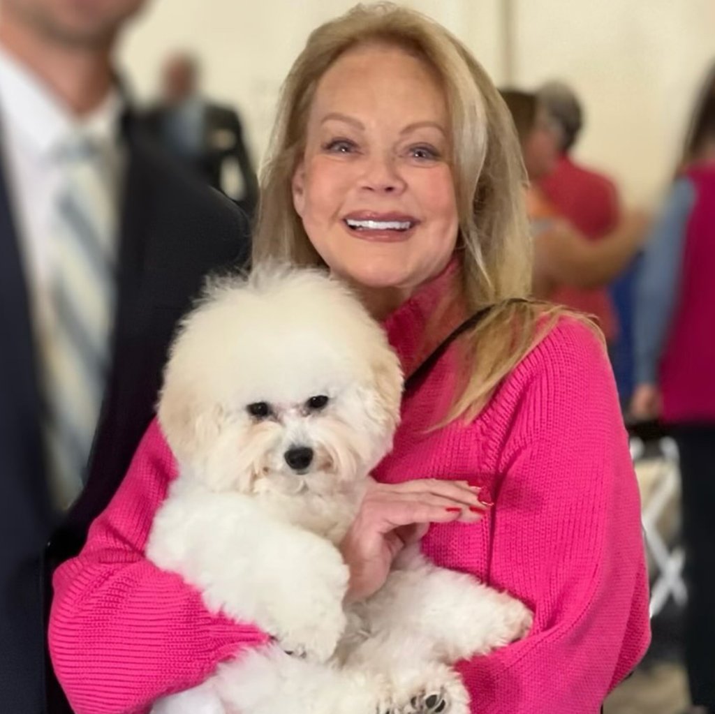Candy Spelling with her beloved dog Julie. Photo: @candyspelling/Instagram Candy Spelling with her beloved dog Julie. Photo: @candyspelling/Instagram
