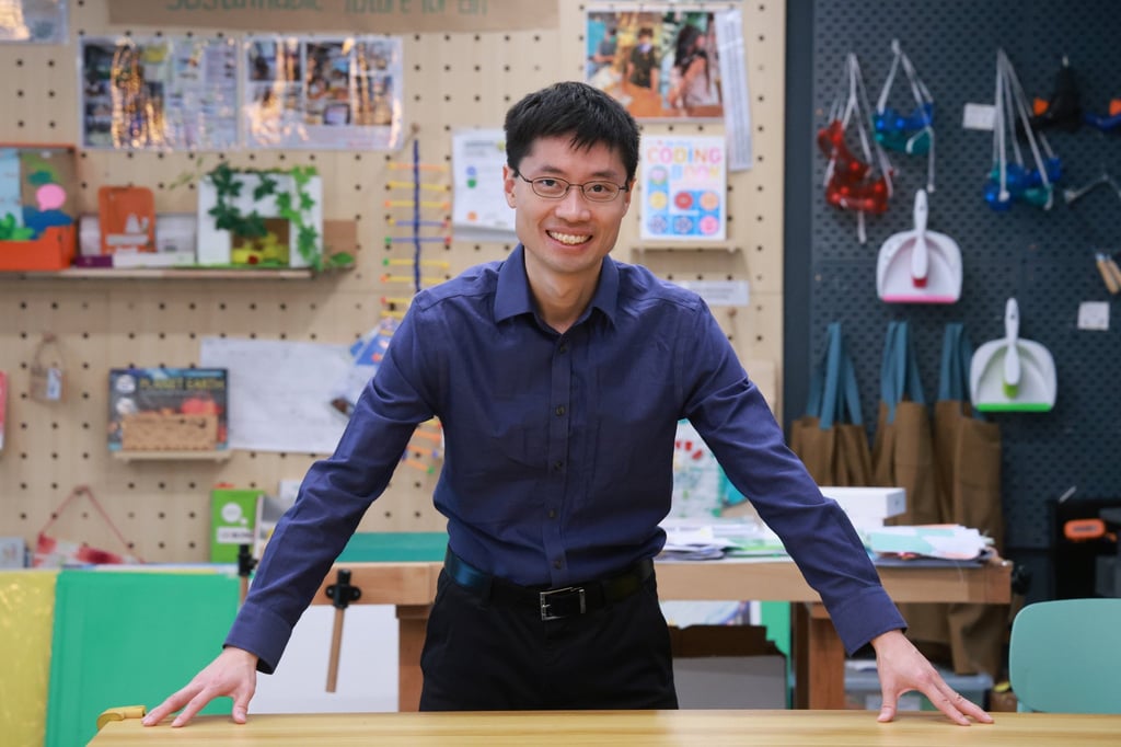 Professor Loh Po-shen says ChatGPT is unable to provide creative solutions. Loh visited Hong Kong, where he spoke to students. Photo: May Tse Professor Loh Po-shen says ChatGPT is unable to provide creative solutions. Loh visited Hong Kong, where he spoke to students. Photo: May Tse