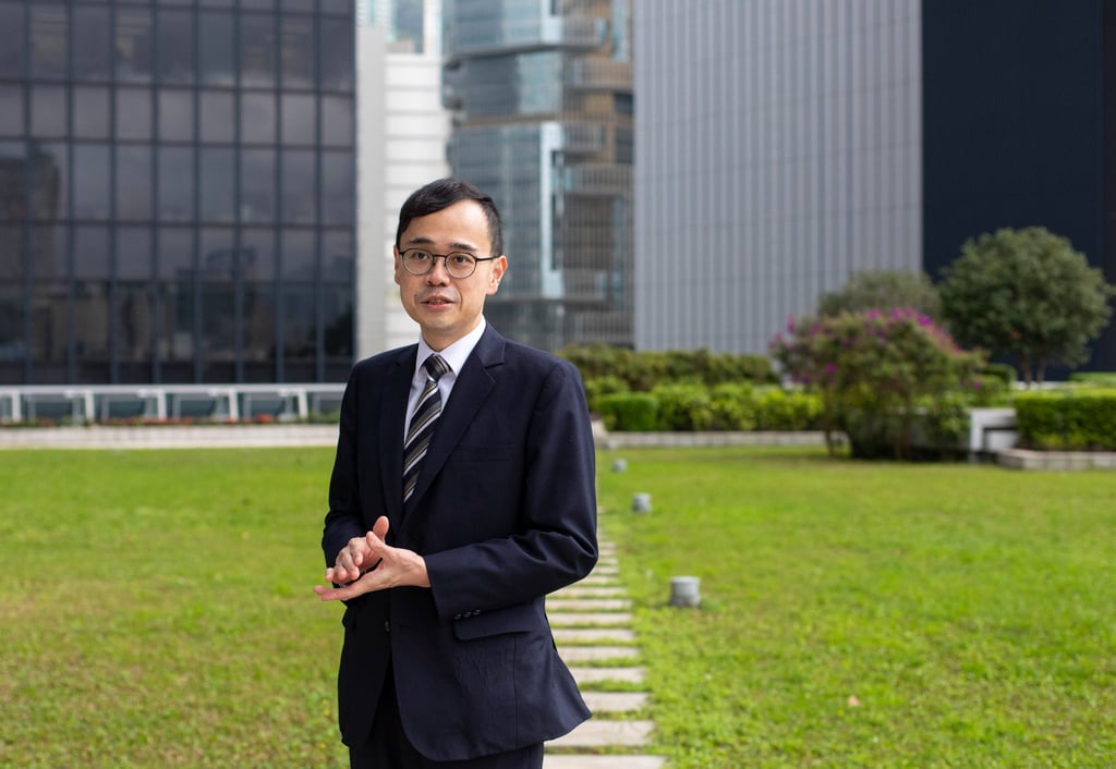 Lawmaker Edmund Wong at Tamar. He worries accountants will “run into a Catch-22” over reporting national security breaches and maintaining the profession’s code of conduct about client confidentiality. Photo: Xiaomei Chen Lawmaker Edmund Wong at Tamar. He worries accountants will “run into a Catch-22” over reporting national security breaches and maintaining the profession’s code of conduct about client confidentiality. Photo: Xiaomei Chen