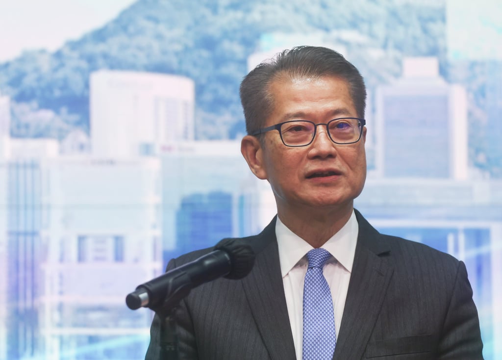 Paul Chan, the financial secretary, has heralded the creation of 13,000 new jobs and HK$40 billion in investment from firms that have moved or plan to expand operations in the city. Photo: Edmond So Paul Chan, the financial secretary, has heralded the creation of 13,000 new jobs and HK$40 billion in investment from firms that have moved or plan to expand operations in the city. Photo: Edmond So