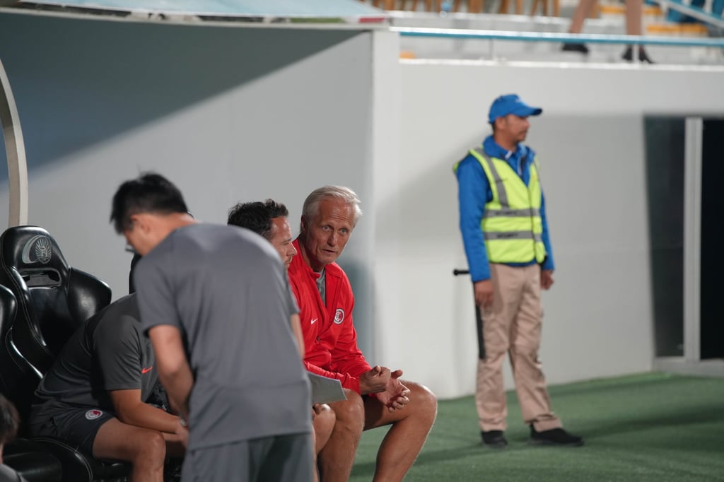Norwegian Andersen is focusing only on his team’s two World Cup qualifiers against Uzbekistan. Photo: HKFA