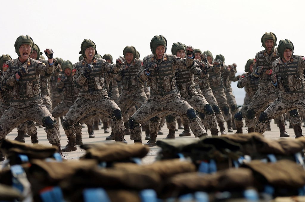 North Korean soldiers take part in training for the air and amphibious combat units of the Korean People’s Army in this picture released by the Korean Central News Agency on Saturday. Photo: KCNA via Reuters North Korean soldiers take part in training for the air and amphibious combat units of the Korean People’s Army in this picture released by the Korean Central News Agency on Saturday. Photo: KCNA via Reuters