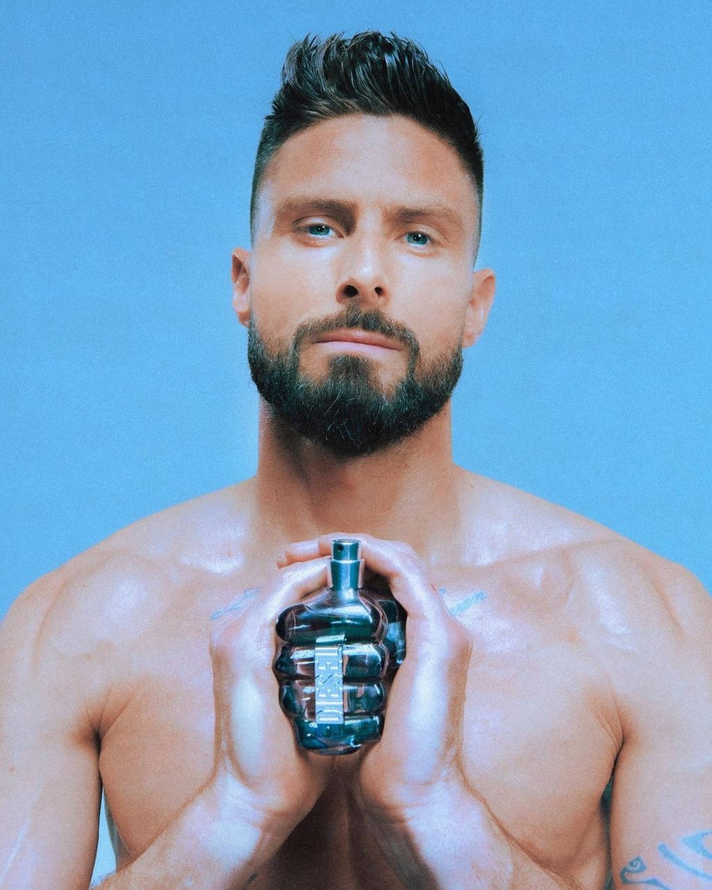 Olivier Giroud has modelled for various brands. Photo: @oliviergiroud/Instagram Olivier Giroud has modelled for various brands. Photo: @oliviergiroud/Instagram