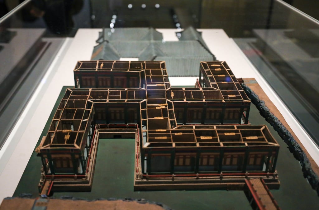 A model of the Hall of Universal Peace. The hall was said to be Emperor Yongzheng’s favourite residence. Photo: Xiaomei Chen A model of the Hall of Universal Peace. The hall was said to be Emperor Yongzheng’s favourite residence. Photo: Xiaomei Chen